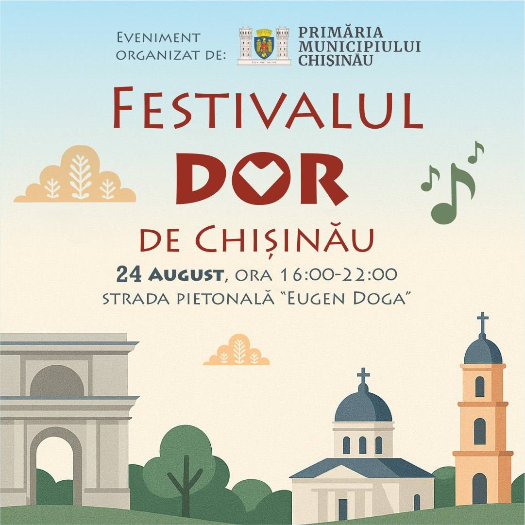 „Dor de Chișinău” – Festivalul care te aduce acasă!